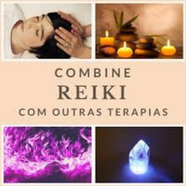 Combine reiki com outras terapias